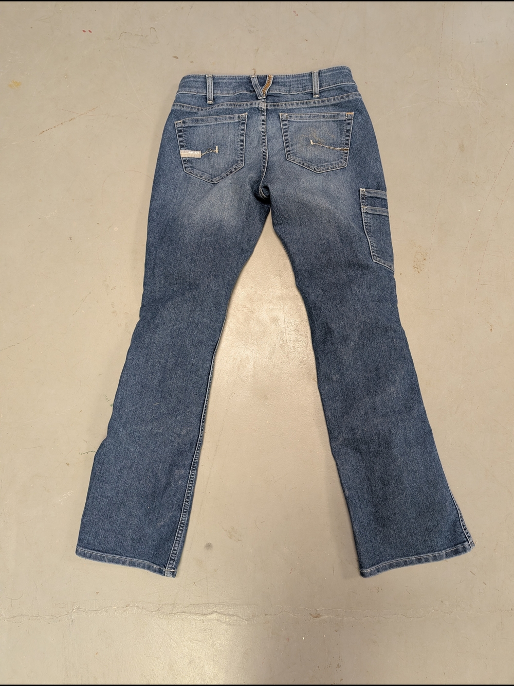 Women’s Ariat Rebar Carpenter Bootcut Jeans Mid-Rise - Picture 6 of 7